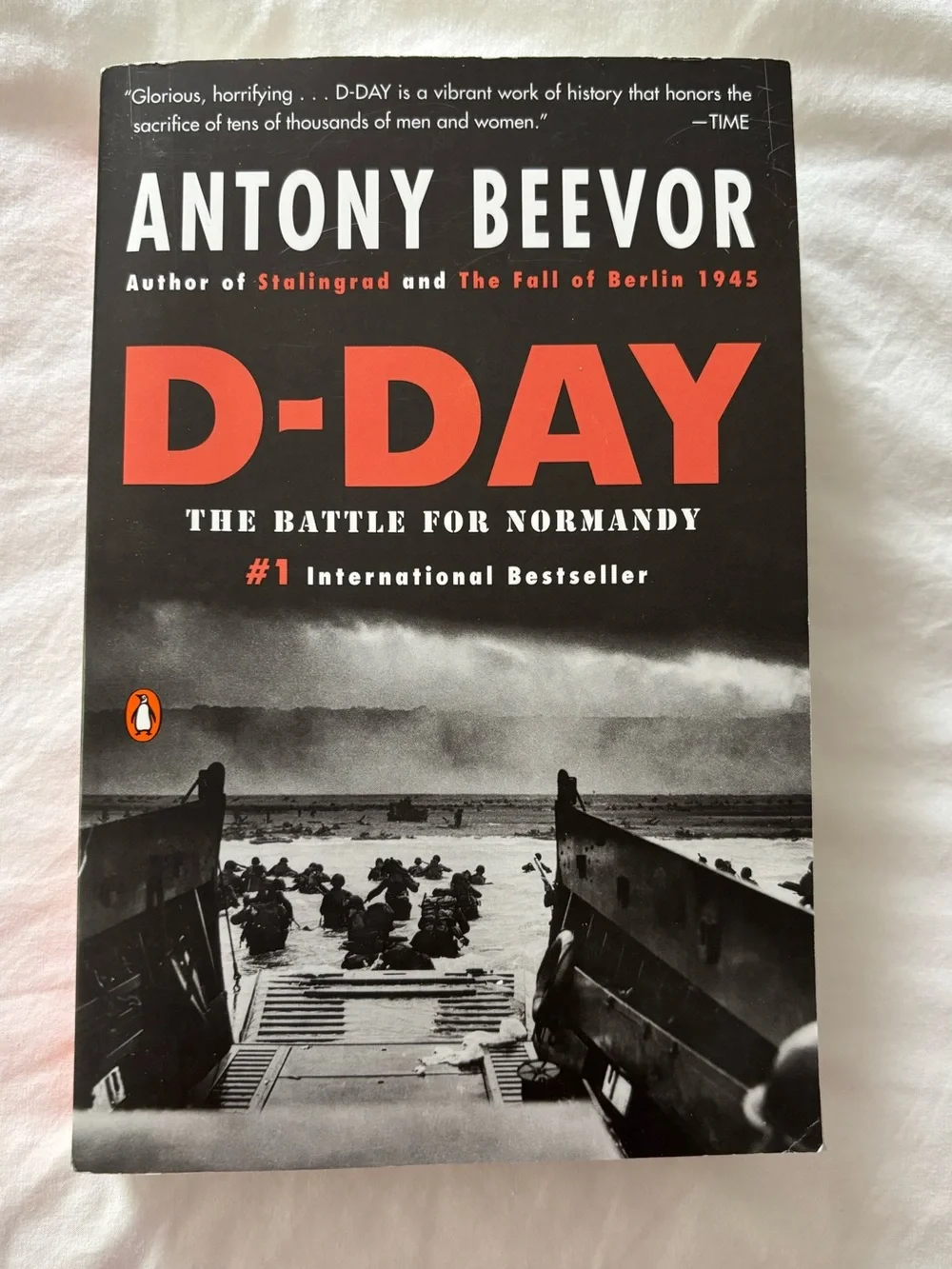 D-DAY by Antony Beevor Best paperback Book  Normandy WW11 History NWT